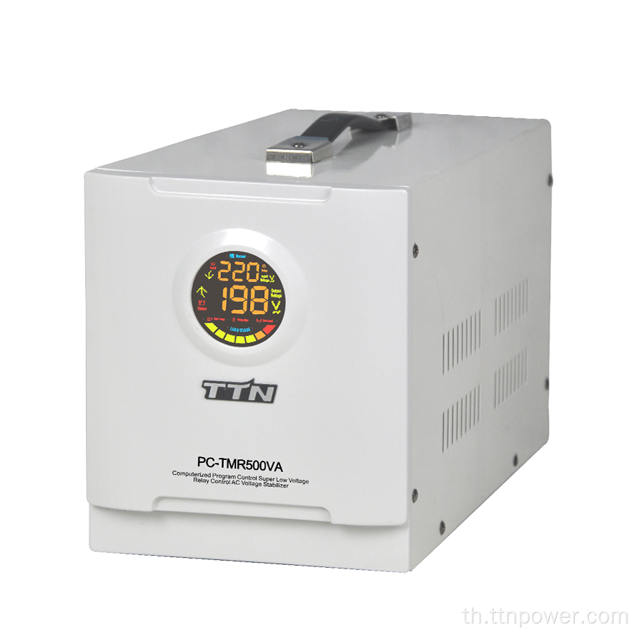 PC-TZC500VA-10KVA SCR ตัวควบคุมแรงดันไฟฟ้าคงที่สำหรับบ้าน