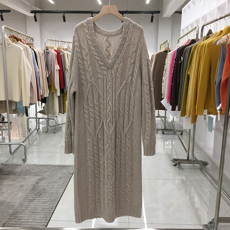 Nouveau design de la mode Femmes Skrit en laine en laine
