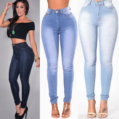 2024 Wholesale Casual Women's High Waisted Leggings and Jeans