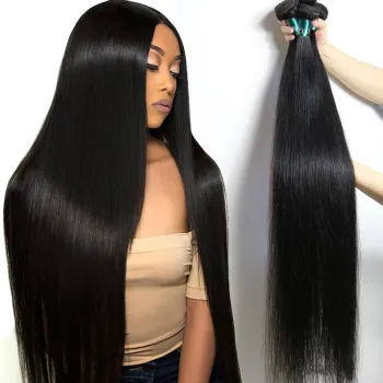 Free Sample 100% Mink Brazilian Virgin Human Hair Bundles Wholesale Raw 10A Remy Cuticle Aligned Straight Hair Bundles Vendor