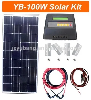 100W 12V New solar energy system solar energy product energy saving product