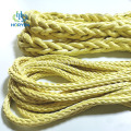 Fireproof customized 1/4" 1/8" braided aramid fiber rope