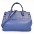 Blue Market Metallic Lining Tote in Pebble Leather