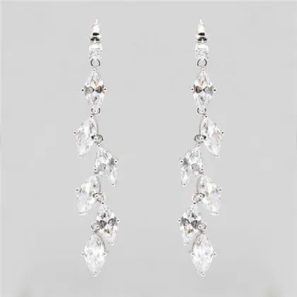 sapphire earring fashion charm earrings long chandelier earrings