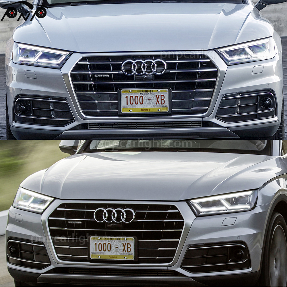 Car For Audi Q5 2009-2018 Headlights DRL Hella 12V H7 LED Bi Xenon Bulbs Fog Lights Car Accessory Audi Q5 Head Lamp - 34