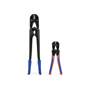 Professional Fishing Crimping Tool with Integrated Rope Cutter and Wire Rope Cable Swaging Kit