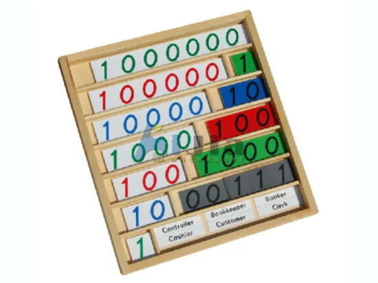 montessori bank game,montessori teaching aids