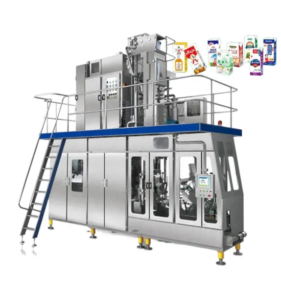 Aseptic Brick Carton Filling Machine for Milk and Juice