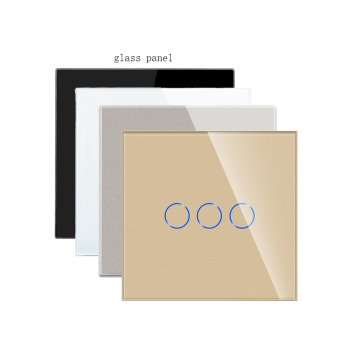 Bingoelec 86mm Smart 3-Gang Wall Light Touch Switch Panel