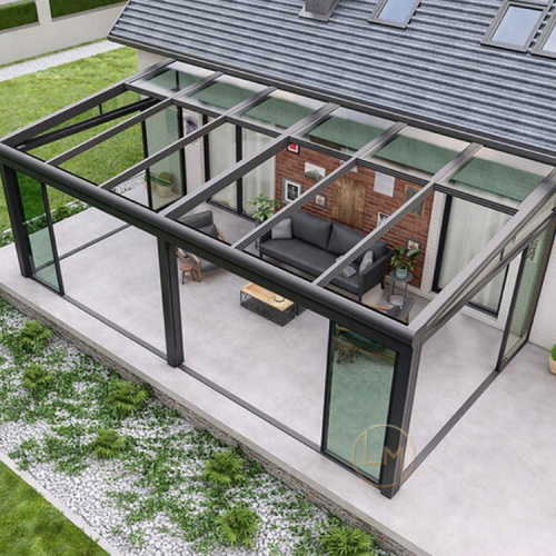 4 Season Glass Aluminum Greenhouses Outdoor Sunrooms