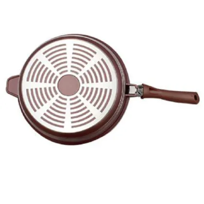 Stainless Steel Aluminum Frying Pan