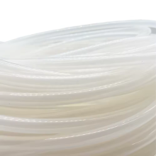 Tube de silicone à paroi mince transparent à haut diamètre