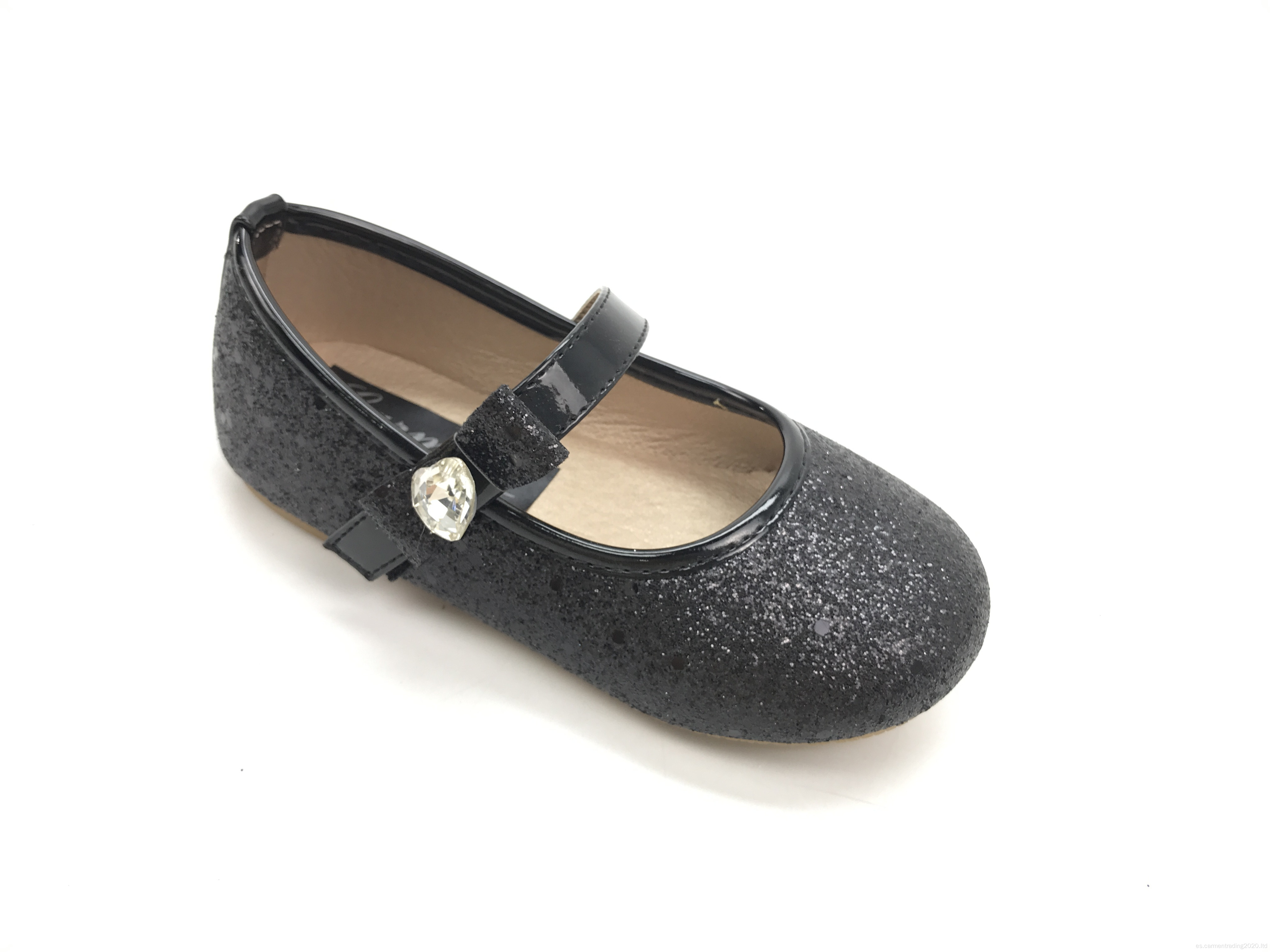 NUEVA Moda Niños Glitter Flat Socino zapatos de aderezo