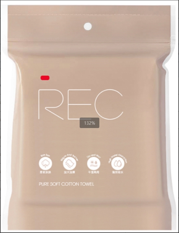 REC Rueike Pure and Skin-Friendly Soft Cotton Wipes 10 Pieces