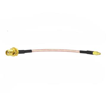 Cable RF MMCX macho recto a SMA hembra