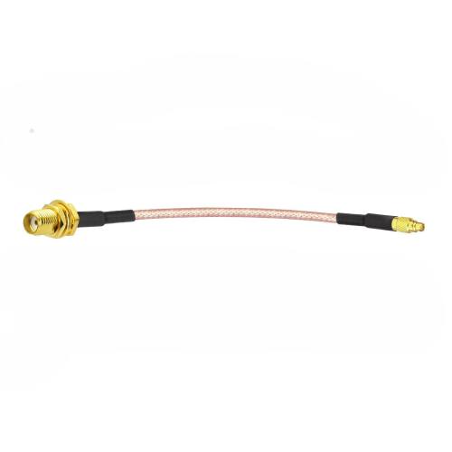 Cable RF MMCX macho recto a SMA hembra