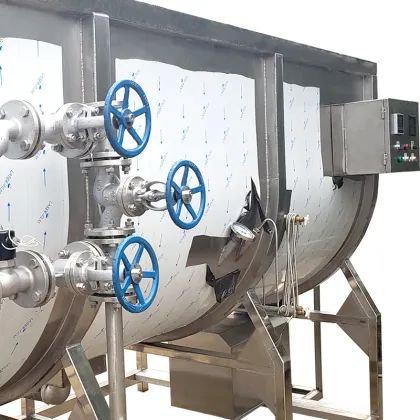 Liangong Spiral Sweet Corn Steam and Vegetable Blanch Machine