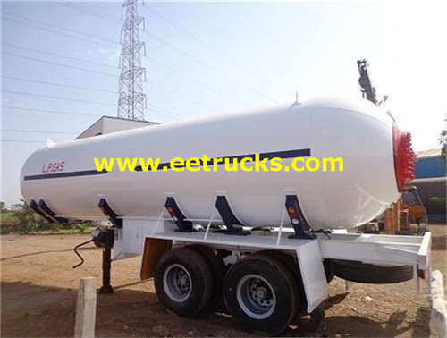 38000L 2 Axles Propane Semi-trailer mizinga