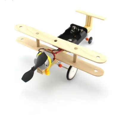 DIY Battery Wind Power Toy Plane