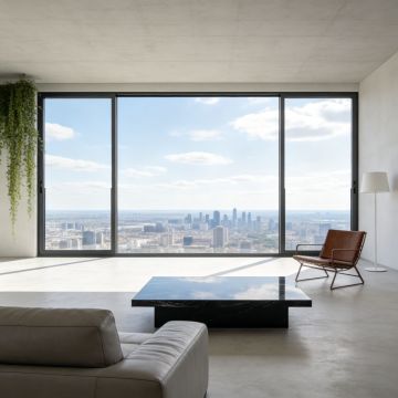 Ventana de aluminio insonorizada | Ventanas oscilobatientes personalizadas