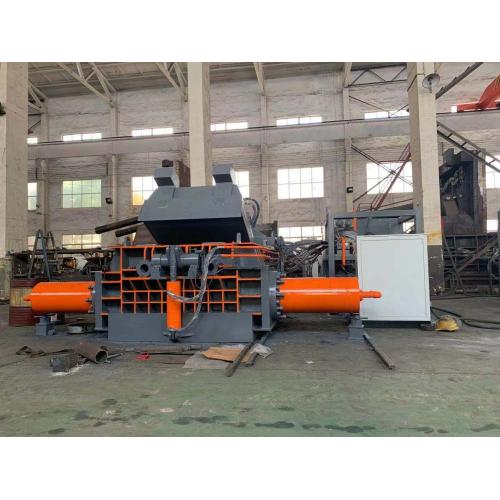 Horizontal Steel Shavings Scraps Waste Metal Baler