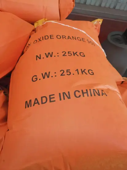 Pigment Iron Oxide Orange 2040