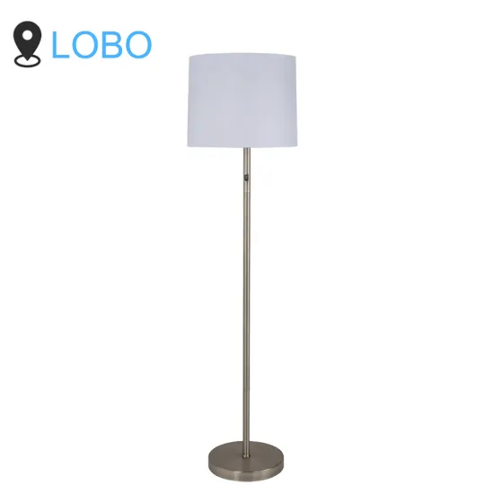 Holiday Inn Express Hotel Floor Lamp - Brushed Nickel with On/Off Switch