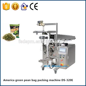 65g America green bean pouch semi automatic vertical back sealing bag packaging machinery China supplier price