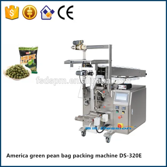 35g American green bean sachet form fill seal bag packing machine China factory price