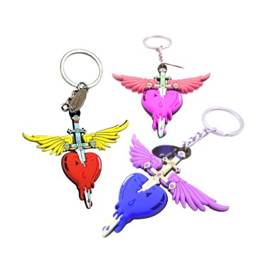 Free Samples Custom Soft Pvc Keychain For Advertising