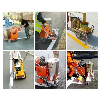Low Price Cold Paint Traffic Road Marking Machine & Thermoplastic Fluorescent Road Marking Paint