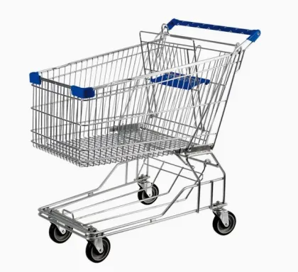 Asian Type Supermarket Shopping Trolley