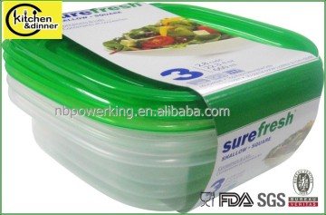 BPA Free disposable food container/storage box with lid