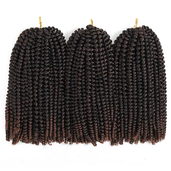 aliexpress Best Sell Spring Twist Hair Braiding Hair 30strands Curly Crochet Hair Extensions For Braids