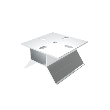 Abrazadera de tipo compuesto trapezoidal para costura alzada