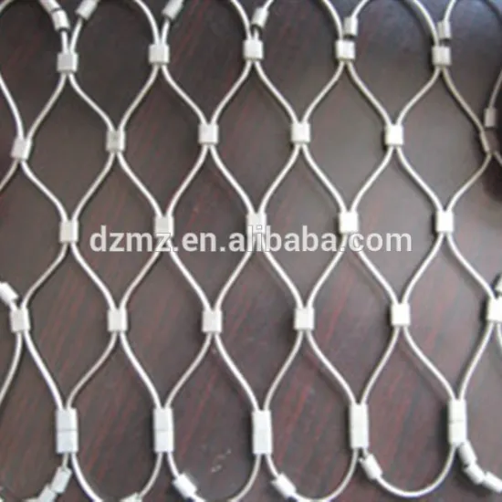 High quality stainless steel wire cable mesh for protecting fence mesh or decoration mesh