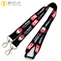 20 mm de la companyia de seda Lanyard amb logotip Custom