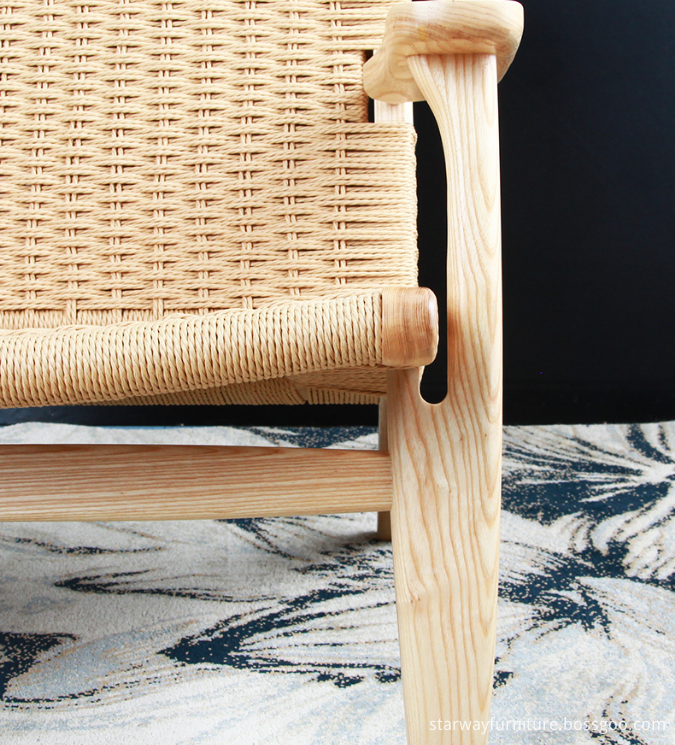 Accent Rope Leisure Wood Chair