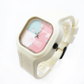 Montre gelée mignonne personnalisée de bonbons au silicone