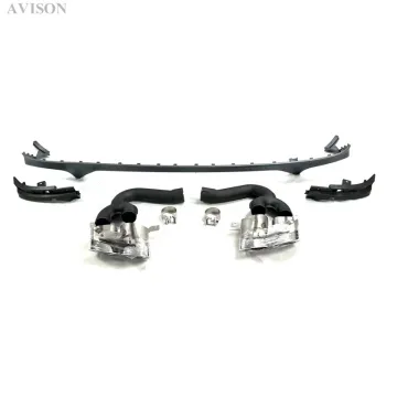 Car Accessories for Audi Q8 2019-2022: SQ8 Rear Diffuser and Tailpipes Upgrade