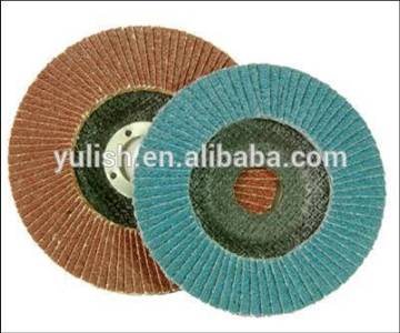 fiberglass backed abrasive flap disc