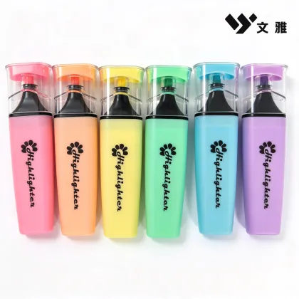 Transparent Cap Highlighter Pack
