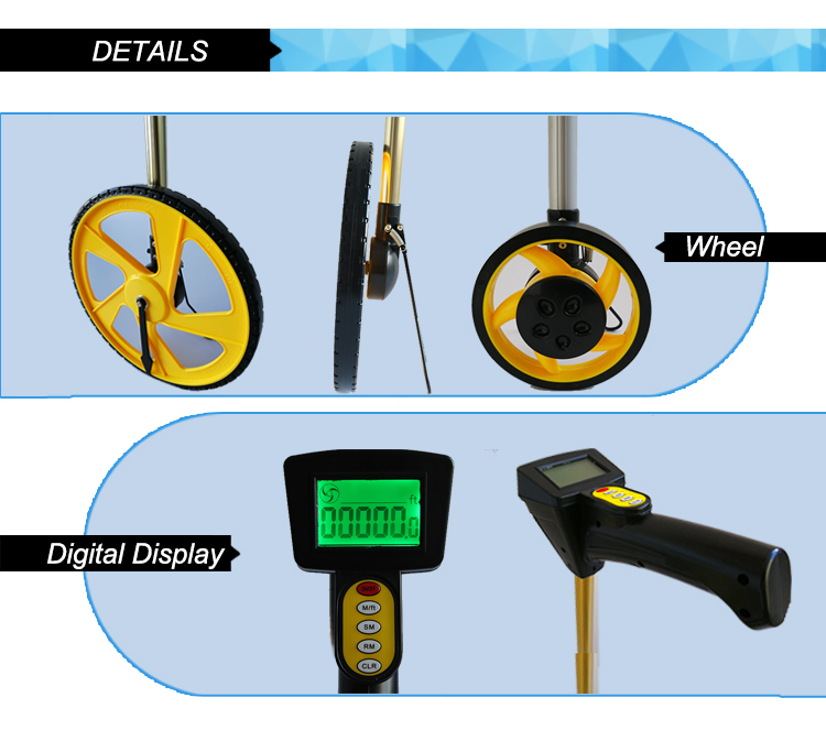 details of distance measuring wheel