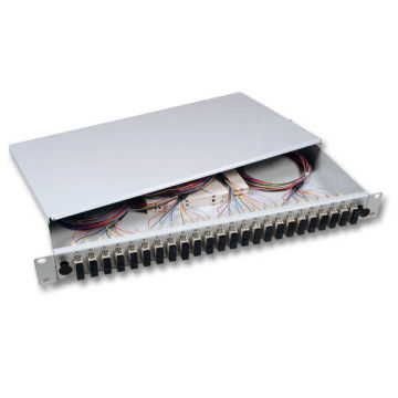 Sc Duplex 6 Port / 12 Port Fiber Optic Patch Panel For Network Distribution