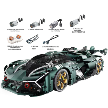 New 1:8 Scale Remote Control Sports Car Model 10711 MOC Toy: Perfect Birthday Gift for Children and Boys