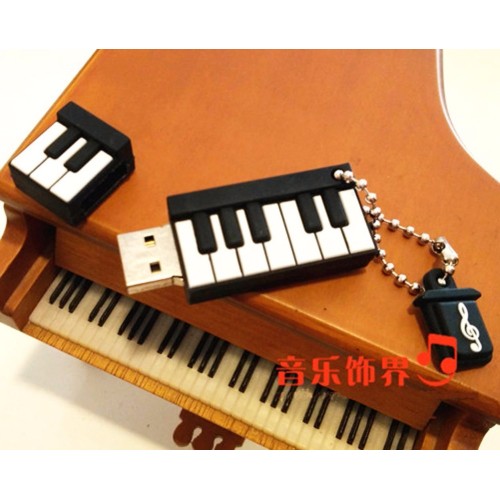 Advertising piano stylish usb flash drive pvc
