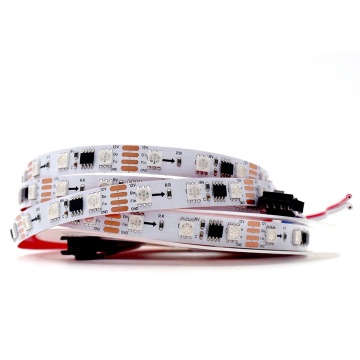 MT16703 SPI 5050 RGB LED Strip Light - Dream Color, DC12V, 10mm, 60LEDs/m, Breakpoint Resumption
