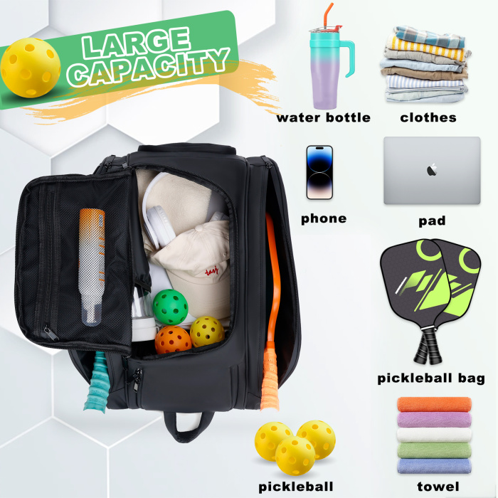 Durable Padel Backpack for Training and Matches