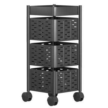 Rotating Storage Shelves for Kitchen 3tier