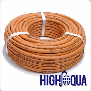 Flexible High Quality Natural Gas Hose with Fiber Braid